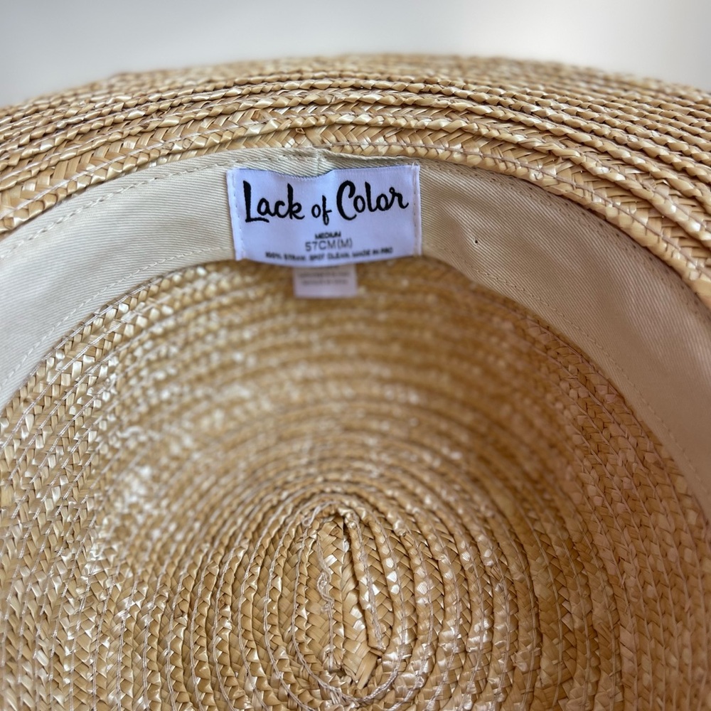 Lack of colors straw hat size M